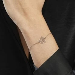 Histoire D'Or Bracelet Argent Blanc Alekdandarine -Colliers Fantaisie Soldes FABFBW01AK model0