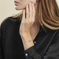 Histoire D'Or Bracelet Argent Blanc Alekdandarine -Colliers Fantaisie Soldes FABFBW01AK model1