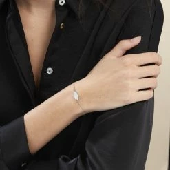 Histoire D'Or Bracelet Argent Blanc Philiphina -Colliers Fantaisie Soldes FABFBW01BE model0