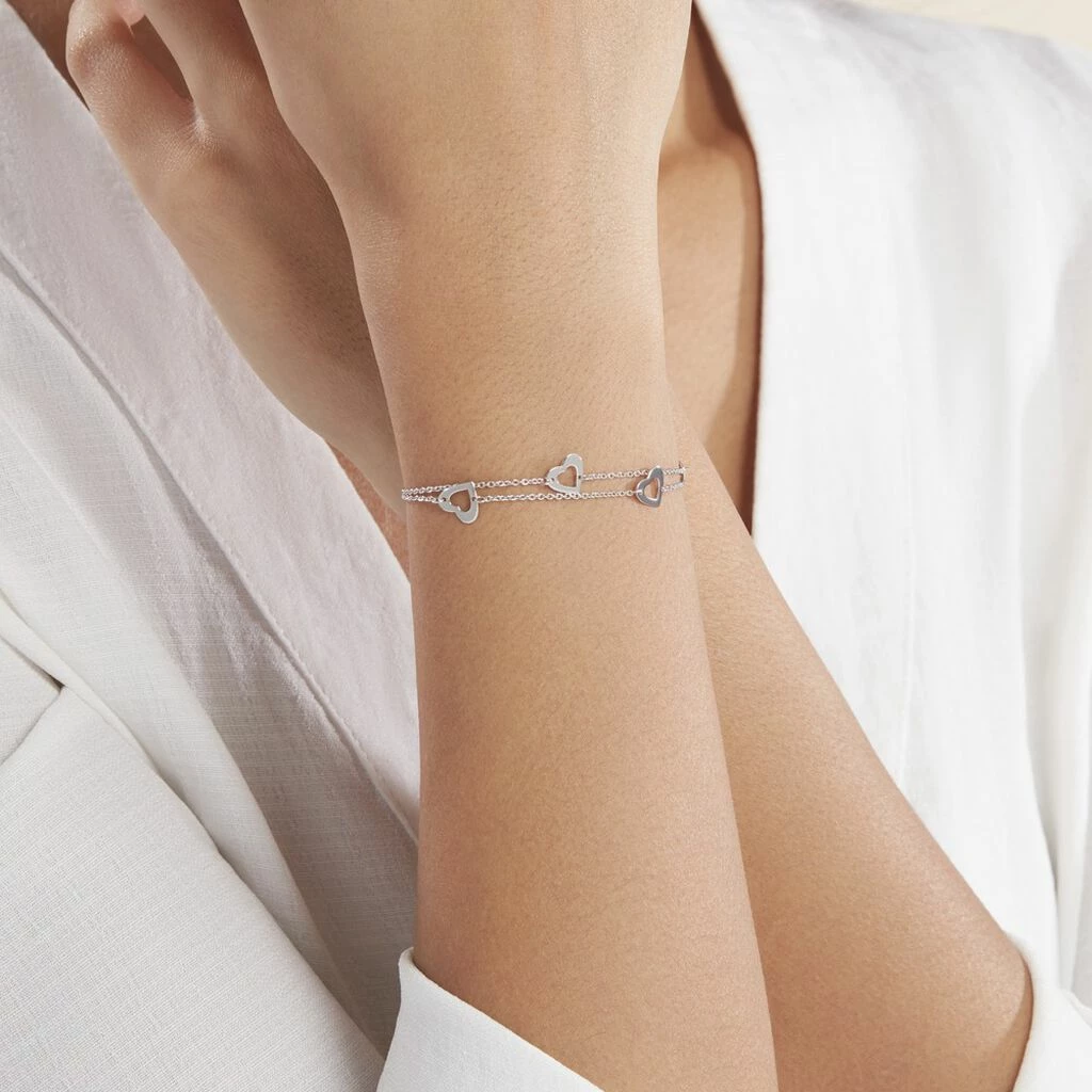 Histoire D'Or Bracelet Argent Blanc Suzy 3 Histoire D'Or Bracelet Argent Blanc Suzy – Image 3