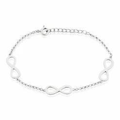 Histoire D'Or Bracelet Aliya Argent Blanc Rhodié
