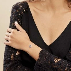 Histoire D'Or Bracelet Argent Iban Spinelles Oxydes De Zirconium -Colliers Fantaisie Soldes FABFBXB226 model0