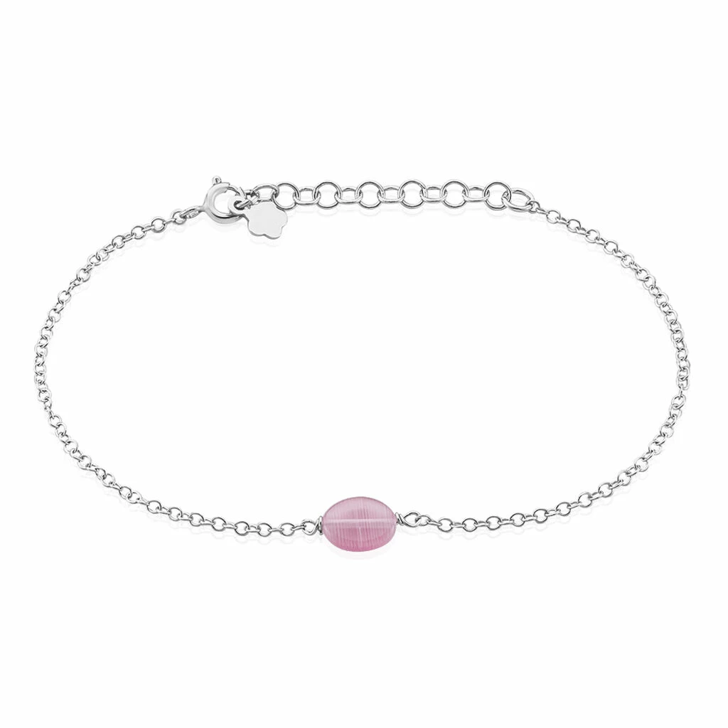 Histoire D'Or Bracelet Evren Argent Blanc Pierre De Synthese 1 Histoire D'Or Bracelet Evren Argent Blanc Pierre De Synthese