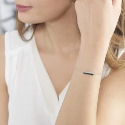 Histoire D'Or Bracelet Elianna Argent Blanc Oxyde De Zirconium 5 Histoire D'Or Bracelet Elianna Argent Blanc Oxyde De Zirconium -Colliers Fantaisie Soldes FABFBZD055 model0