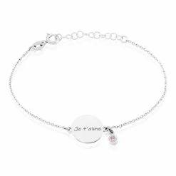 Histoire D'Or Bracelet Argent Rhodié Prew Oxyde De Zirconium