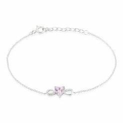 Histoire D'Or Bracelet Argent Blanc Atieno Oxyde De Zirconium