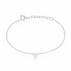 Histoire D'Or Bracelet Cassandre Argent Blanc Oxyde De Zirconium