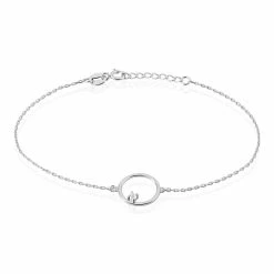 Histoire D'Or Bracelet Anas Argent Blanc Oxyde De Zirconium