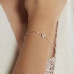 Histoire D'Or Bracelet Philine Argent Blanc Oxyde De Zirconium -Colliers Fantaisie Soldes FABFBZW0CU model1