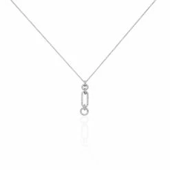 Histoire D'Or Collier Ela Argent Blanc Oxyde De Zirconium