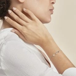 Histoire D'Or Bracelet Bartoumieu Argent Blanc Oxyde De Zirconium -Colliers Fantaisie Soldes FABFBZW0TO model0