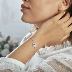 Histoire D'Or Bracelet Larry Argent Oxydes De Zirconium -Colliers Fantaisie Soldes FABFBZW0UW model0