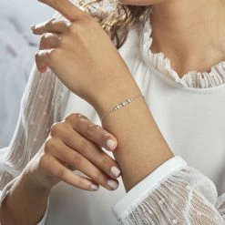 Histoire D'Or Bracelet Cristof Argent Oxyde -Colliers Fantaisie Soldes FABFBZW0VE model0