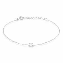 Histoire D'Or Bracelet Argent Blanc Lylwenn Oxyde De Zirconium