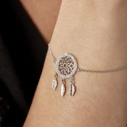 Histoire D'Or Bracelet Nemetona Argent Oxyde -Colliers Fantaisie Soldes FABFBZW0Y0 model1