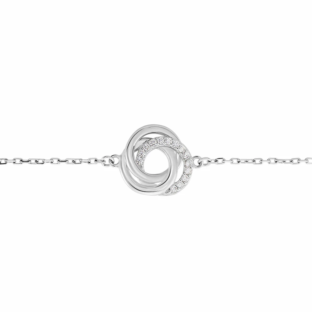 Histoire D'Or Bracelet Argent Blanc Magniacus Oxyde De Zirconium 2 Histoire D'Or Bracelet Argent Blanc Magniacus Oxyde De Zirconium – Image 2