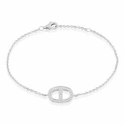 Histoire D'Or Bracelet Argent Blanc Caprina Oxydes De Zirconium