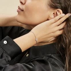 Histoire D'Or Bracelet Argent Blanc Andromeda Oxydes De Zirconium -Colliers Fantaisie Soldes FABFBZW12G model0