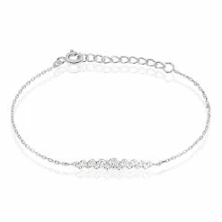 Histoire D'Or Bracelet Aliah Argent Blanc Oxyde De Zirconium
