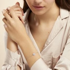 Histoire D'Or Bracelet Princess Argent Blanc Oxyde De Zirconium -Colliers Fantaisie Soldes FABFBZW722 model0
