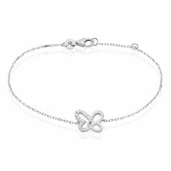 Histoire D'Or Bracelet Delphe Argent Blanc Oxyde De Zirconium