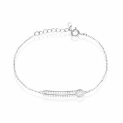 Histoire D'Or Bracelet Kamyla Argent Blanc Oxyde De Zirconium