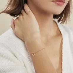 Histoire D'Or Bracelet Sacha Argent Rose -Colliers Fantaisie Soldes FABFRW0071 model0