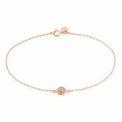 Histoire D'Or Bracelet Auxana Argent Rose Oxyde De Zirconium