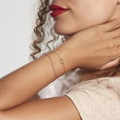 Histoire D'Or Bracelet Thyla Argent Rose Oxyde De Zirconium -Colliers Fantaisie Soldes FABFRZW061 model1