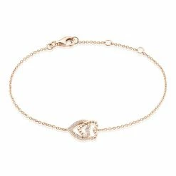 Histoire D'Or Bracelet Ottavia Argent Rose Oxyde De Zirconium