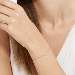 Histoire D'Or Bracelet Onaissa Argent Rose Oxyde De Zirconium -Colliers Fantaisie Soldes FABFRZW118 model0