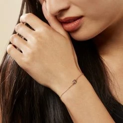 Histoire D'Or Bracelet Jannea Argent Rose Oxyde De Zirconium -Colliers Fantaisie Soldes FABFRZW142 model0