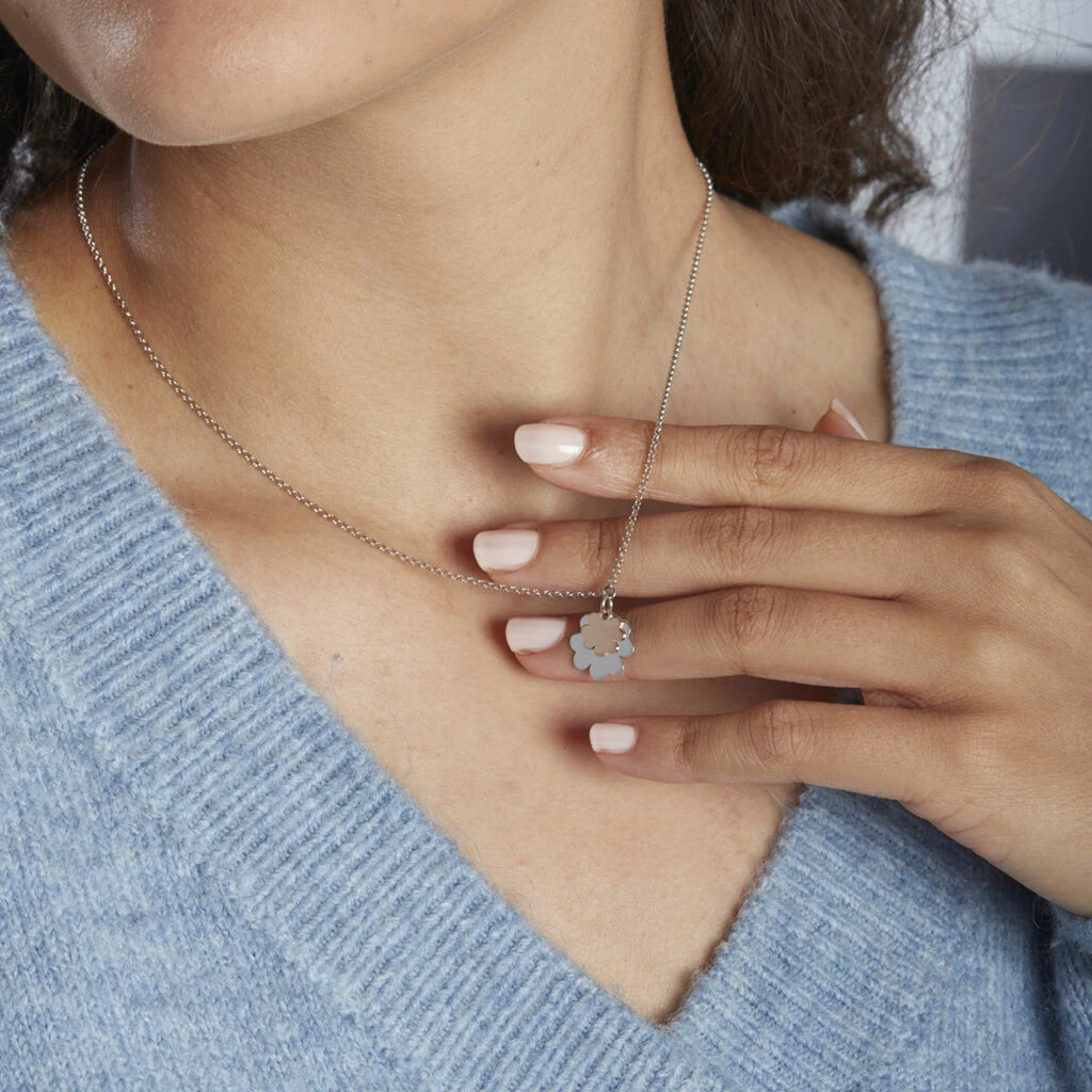 Histoire D'Or Collier Argent Bicolore Soio 4 Histoire D'Or Collier Argent Bicolore Soio – Image 4