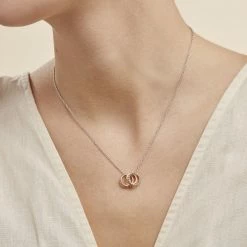 Histoire D'Or Collier Argent Tricolore Roderick 7 Histoire D'Or Collier Argent Tricolore Roderick -Colliers Fantaisie Soldes FACF3W0567 model1