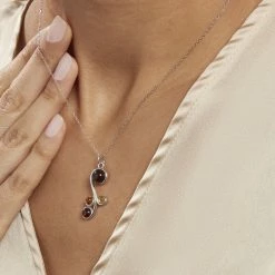 Histoire D'Or Collier Rislane Argent Blanc Ambre -Colliers Fantaisie Soldes FACFBID178 model1