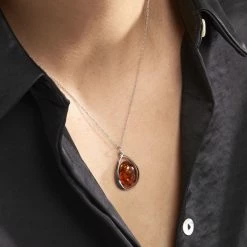 Histoire D'Or Collier Clemmy Argent Blanc Ambre 6 Histoire D'Or Collier Clemmy Argent Blanc Ambre -Colliers Fantaisie Soldes FACFBIY178 model0