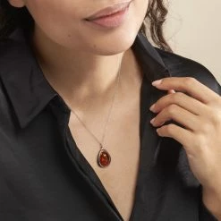 Histoire D'Or Collier Clemmy Argent Blanc Ambre 7 Histoire D'Or Collier Clemmy Argent Blanc Ambre -Colliers Fantaisie Soldes FACFBIY178 model1