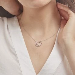 Histoire D'Or Collier Laury Argent Blanc Perle De Culture Et Oxyde De Zirconium -Colliers Fantaisie Soldes FACFBU20CM model1