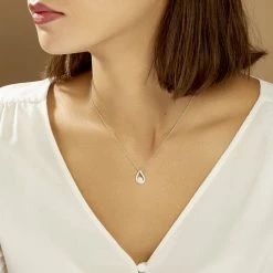 Histoire D'Or Collier Sohaliaae Argent Blanc Perle De Culture Et Oxyde De Zirconium -Colliers Fantaisie Soldes FACFBU2101 model0