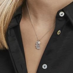 Histoire D'Or Collier Argent Blanc Edytha Perle De Culture Oxydes De Zirconium -Colliers Fantaisie Soldes FACFBU2279 model1