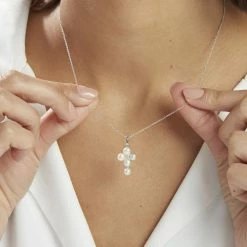 Histoire D'Or Collier Argent Blanc Burt Perles De Culture Oxydes De Zirconium 7 Histoire D'Or Collier Argent Blanc Burt Perles De Culture Oxydes De Zirconium -Colliers Fantaisie Soldes FACFBU2280 model1