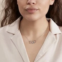 Histoire D'Or Collier Joy Argent Blanc -Colliers Fantaisie Soldes FACFBW0078 model0