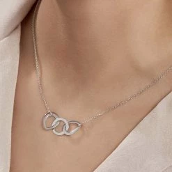 Histoire D'Or Collier Joy Argent Blanc -Colliers Fantaisie Soldes FACFBW0078 model1