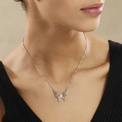 Histoire D'Or Collier Volantia Argent Blanc -Colliers Fantaisie Soldes FACFBW00BB model0