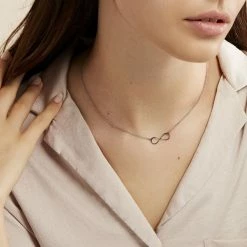 Histoire D'Or Collier Filomene Argent Blanc -Colliers Fantaisie Soldes FACFBW00BY model0