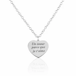 Histoire D'Or Collier Patie Argent Blanc