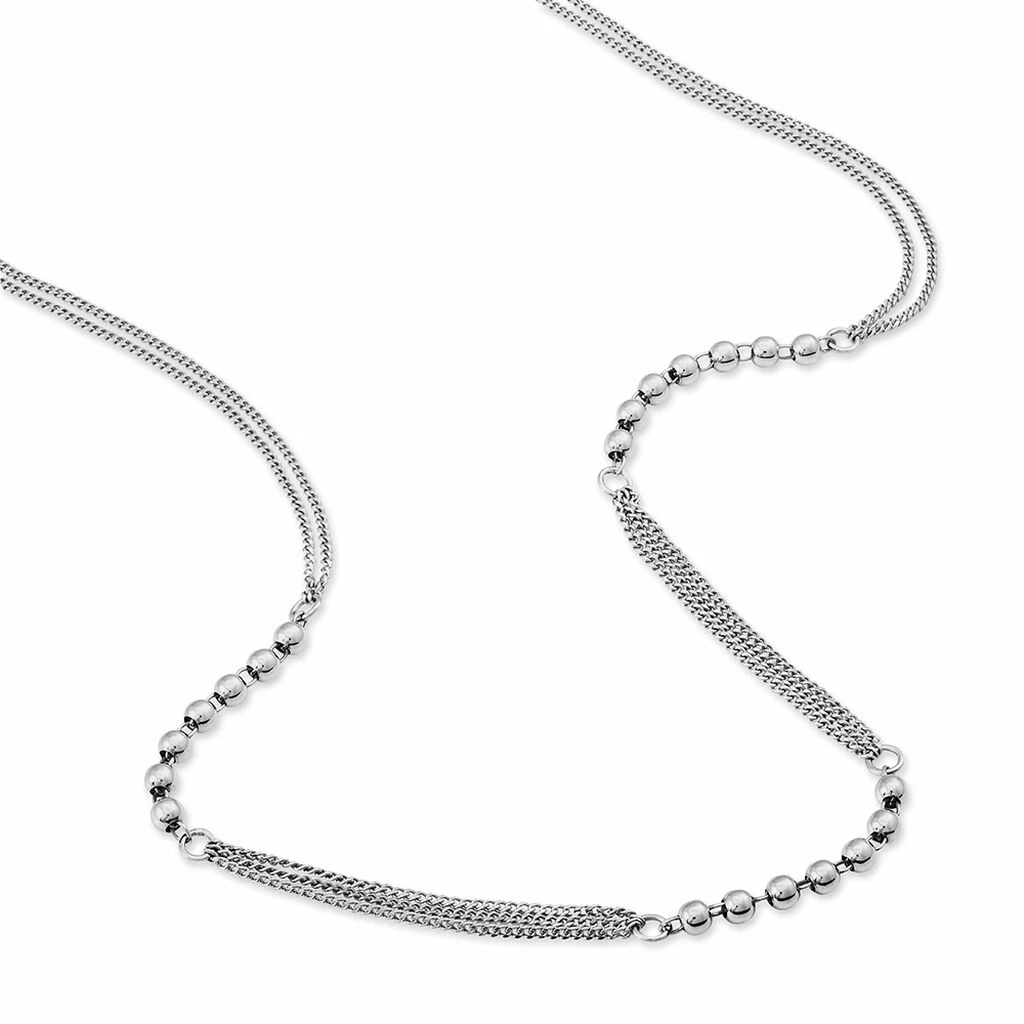 Histoire D'Or Collier Melodie Argent Blanc 2 Histoire D'Or Collier Melodie Argent Blanc – Image 2