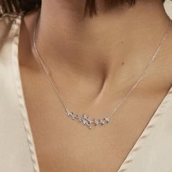 Histoire D'Or Collier Folia Argent Blanc -Colliers Fantaisie Soldes FACFBW00FM model1