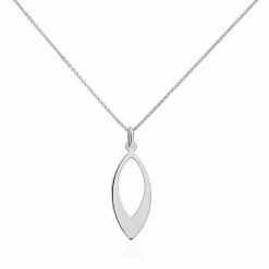 Histoire D'Or Collier Andrienne Argent Blanc