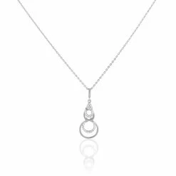 Histoire D'Or Collier Greta Argent Blanc